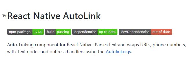 Autolinking component for React Native