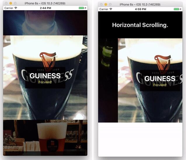 To detect which children are focused when scrolling for React Native