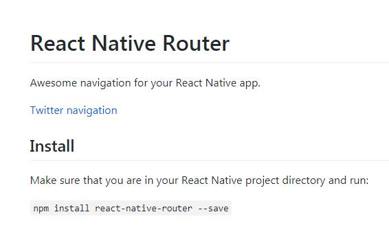 Awesome navigation for your React Native app
