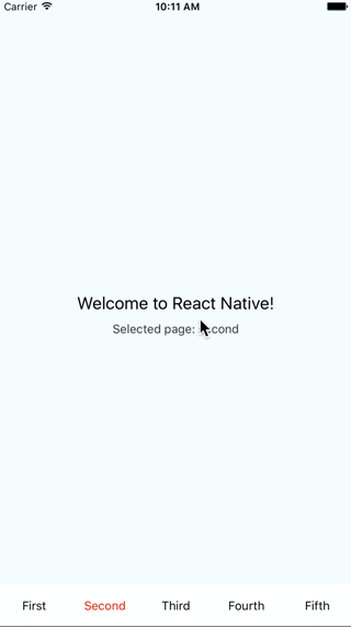 React-Native-platform-independent-tabs