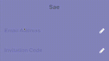 Text inputs with custom label and icon animations for iOS and android