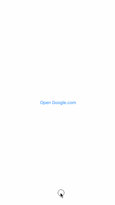 A in-app browser for react native apps