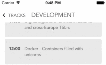 iOS Conference App made with React Native