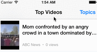A news app using YouTube playlists built with React Native