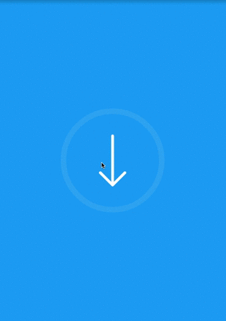 Native Download Button with pretty cool animation