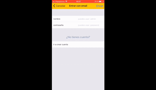 Furgo App clone with React Native
