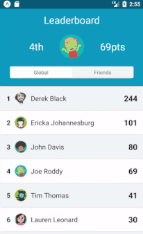Simple and configurable leaderboard component for react native