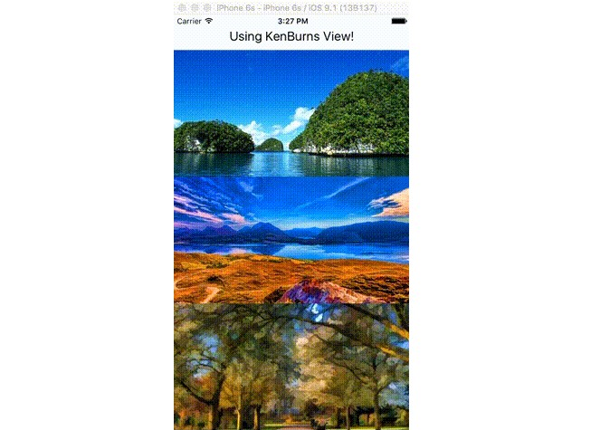 KenBurns Image Effect for React Native Applications