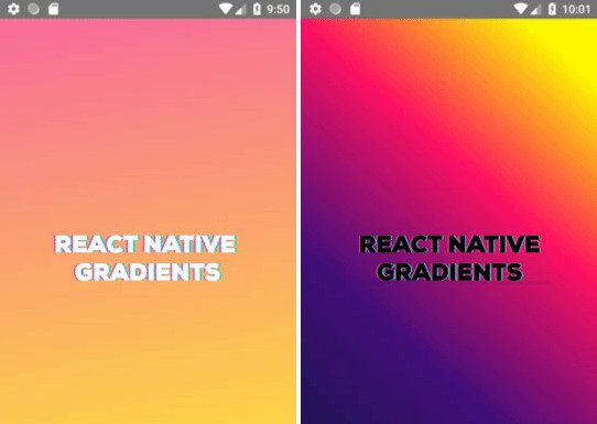 Gradient Library là một thư viện đơn giản và tiện lợi để sử dụng gradient tuyến tính trong React Native. Hình ảnh liên quan sẽ giúp bạn tìm hiểu về công dụng của thư viện này và cách sử dụng nó để tạo ra một giao diện thu hút và đẹp mắt.
