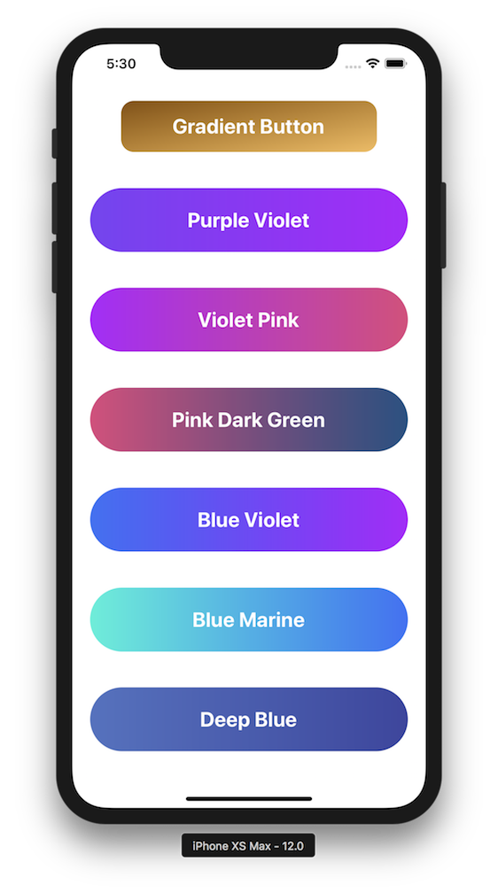 A customizable and haptic Gradient Button library for React Native