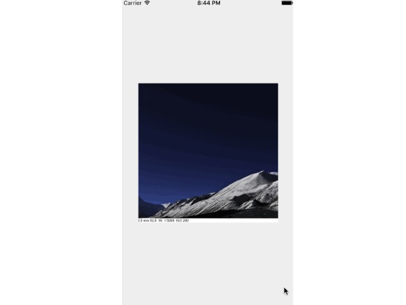 A image component with indicator and error default image