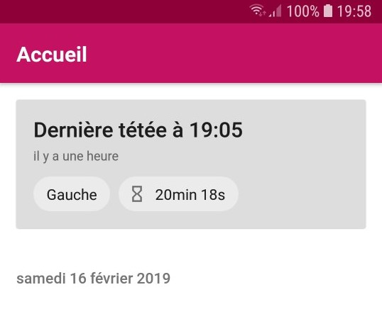 Simple BreastFeeding App in React Native