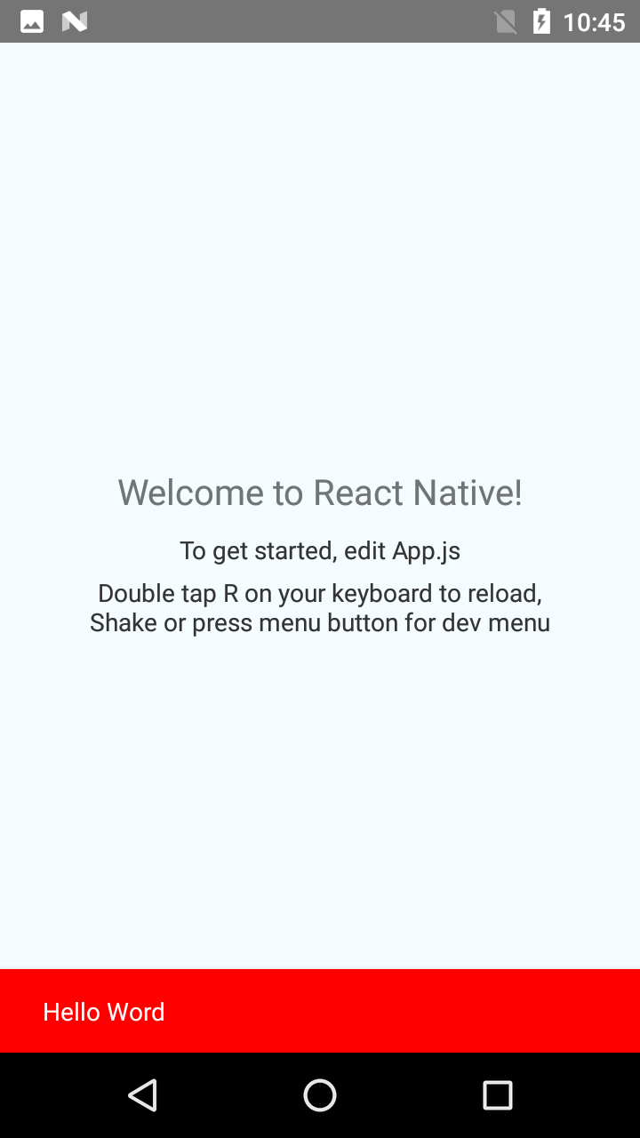 react-native-snackbar-androidZ