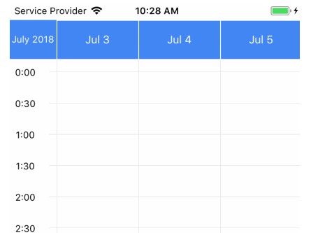 Week View Component for react native