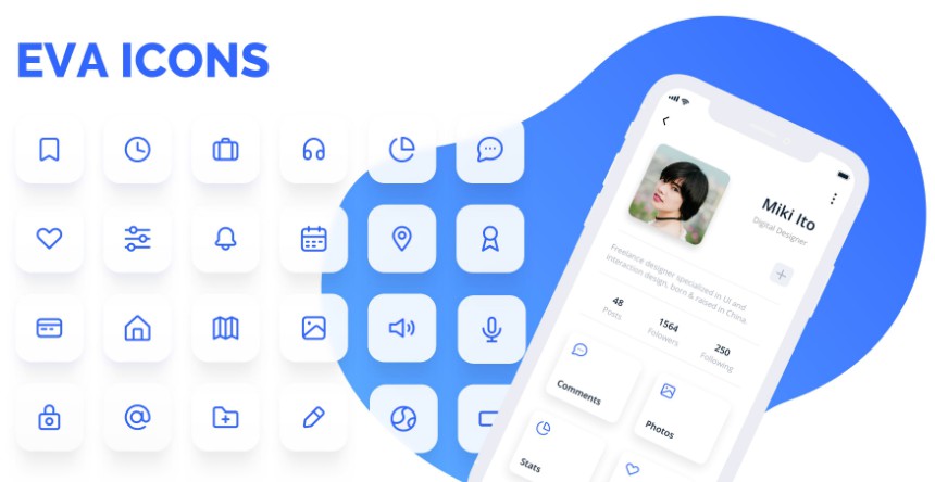Clean and powerful Eva Icons implementation for React Native