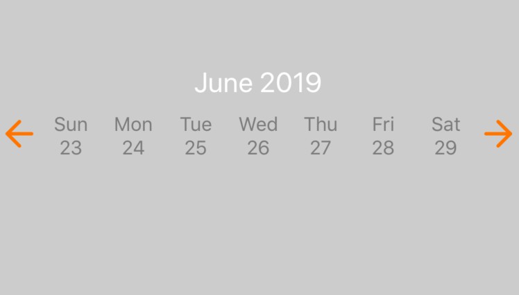 Date picker for react native light and does not use modals