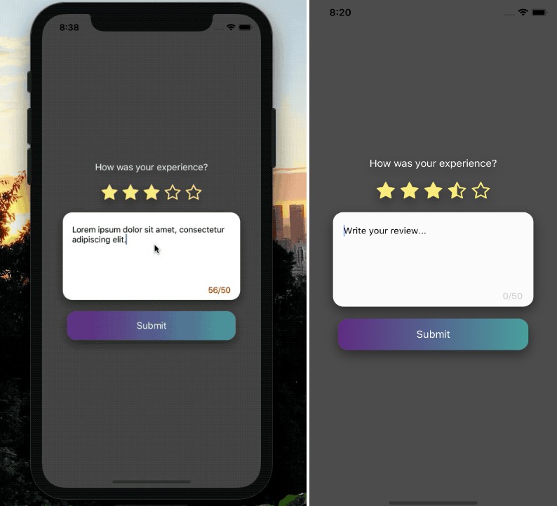 review-modal-with-dynamic-rate-system-and-comment-feature-for-react-native