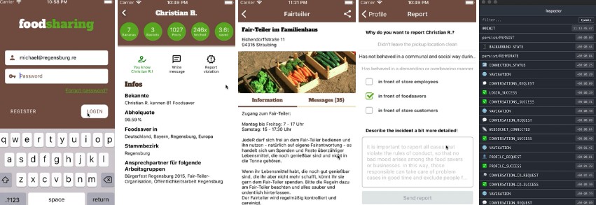 A modern approach to a Foodsharing social app with react native
