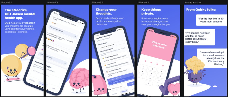 A GPL Licensed Cognitive Behavioral Therapy app for iOS and Android
