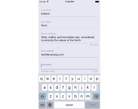 Material Texfield with consistent behaviour on iOS and Android