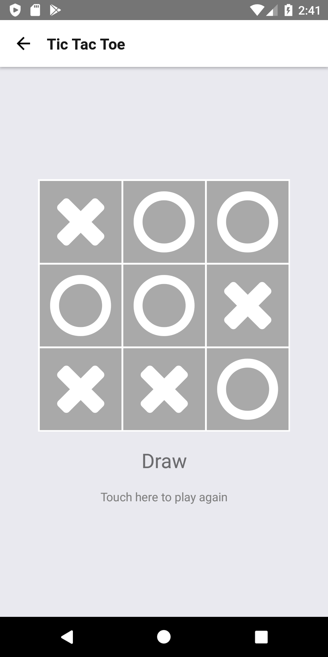 GitHub - Fady-Magdy/games: Multiple Games in one app (Tic Tac Toe