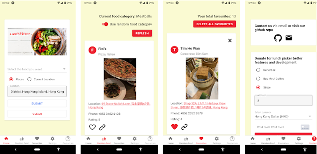 The tool to help you to answer where should I have lunch