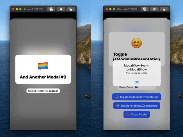 Thư viện React Native iOS modal component giúp bạn tạo ra cửa sổ thông báo, đăng nhập hay đăng ký chuyên nghiệp và mượt mà. Để thấy hình ảnh liên quan đến từ khóa này, hãy xem ngay.