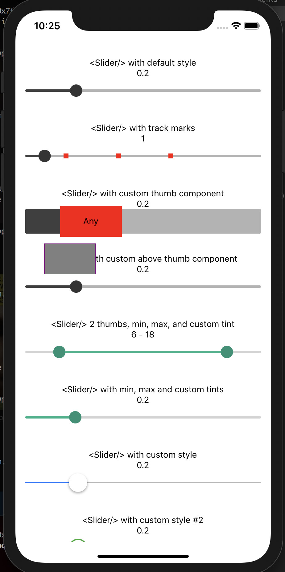 A React Native And React native web Slider Component