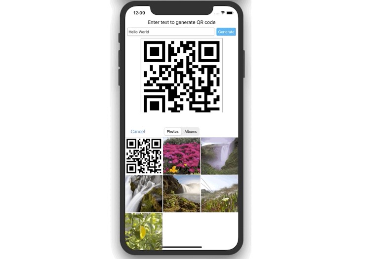 A QR code image generator and detector for React Native