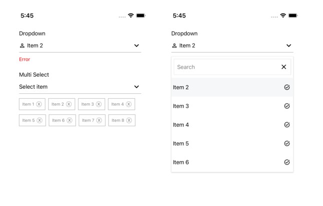 A React-native Dropdown Component Easy To Customize For Both IOS And ...