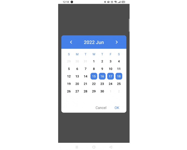 React Native Date Picker To Pick The Date Using Native Calendar Images