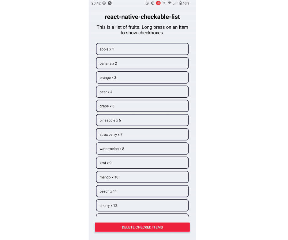 react-native-checkable-list